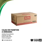 Cajas de paneton 6 unidades personalizados