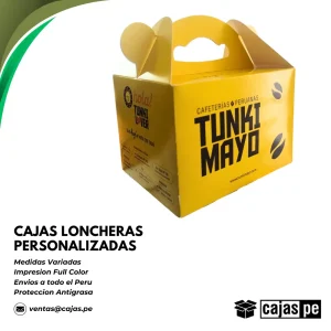 Cajas Lonchera para Comida Rapida