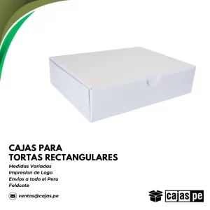 Cajas PARA TORTAS RECTANGULARES Personalizadas