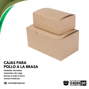 Cajas para Pollo a la Brasa