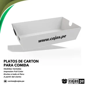 platos de carton para comida