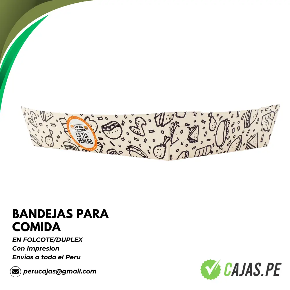 bandejas de carton personalizadas