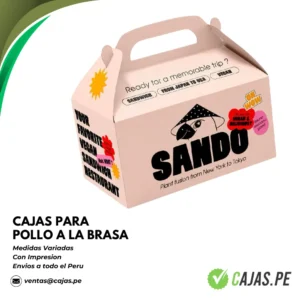caja para pollo a la brasa