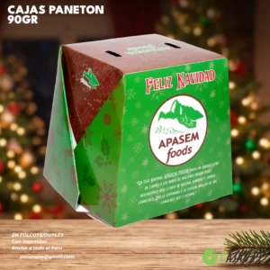 cajas productos cajas para paneton 90GR
