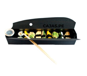 Cajas Rectangulares para Sushi - Caja de Comida Rapida