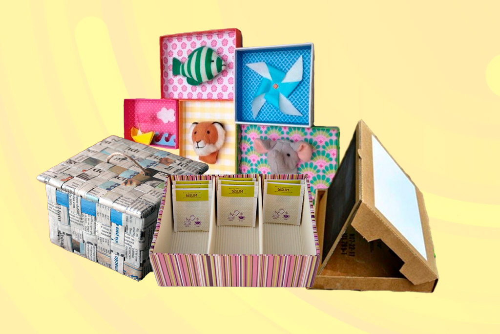 codo católico orden Manualidades con cajas de carton ❤️ Ideas para cajas de todo tipo