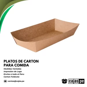 platos de carton para comida