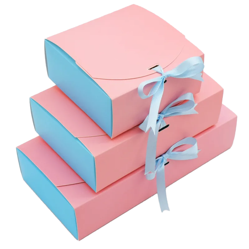 Caja de regalo pequeñas plastificadas blue, Caja De Regalo