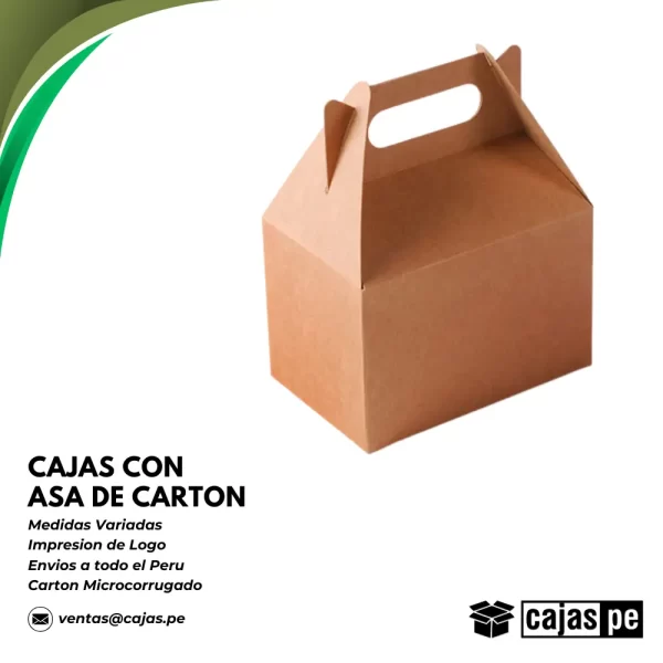 Cajas con Asa de Carton