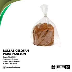 Bolsas CELOFAN para Paneton