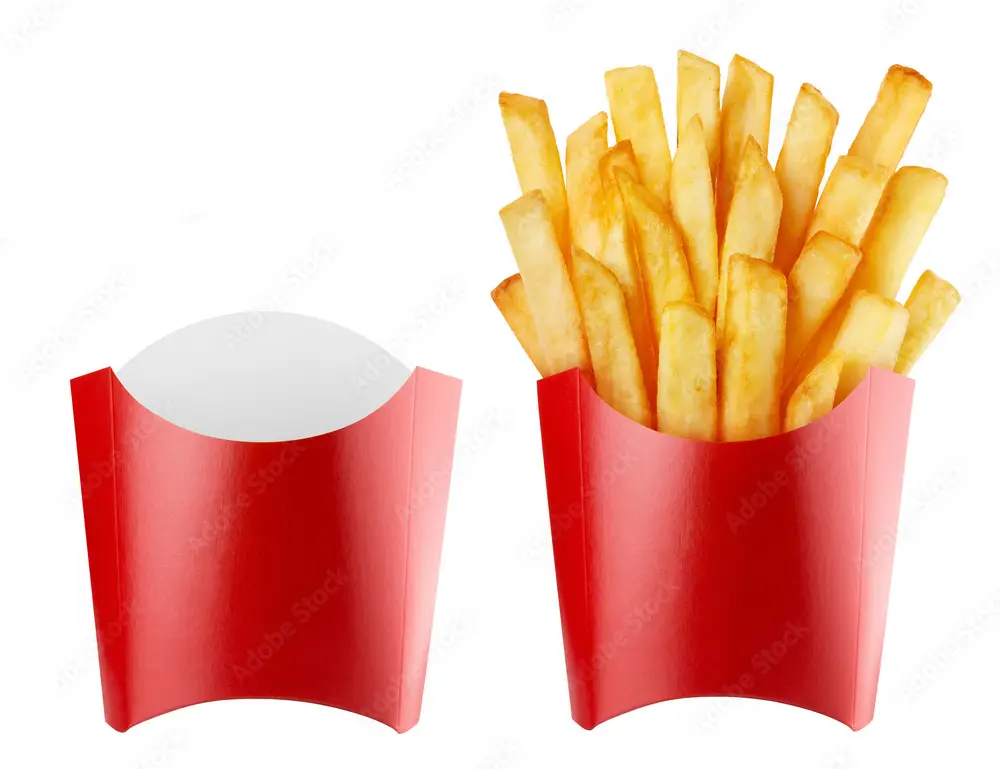 Envases para papas fritas