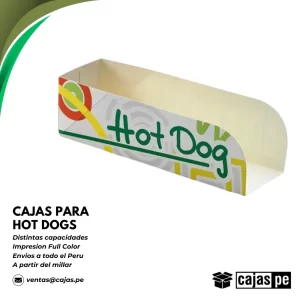 Cajas para HOT DOGS