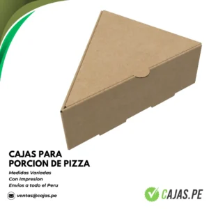 cajas para porcion de pizza