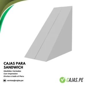 cajas para sandwich