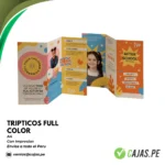 tripticos a4 full color