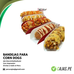 cajas para corn dog