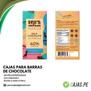 CAJAS PARA BARRAS DE CHOCOLATES